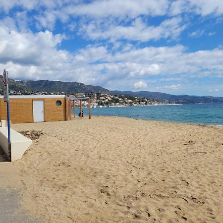 Appartement Paisible Avec Vue Panoramique Mer Et Acces Direct Plage Борм-ле-Мімоза Екстер'єр фото